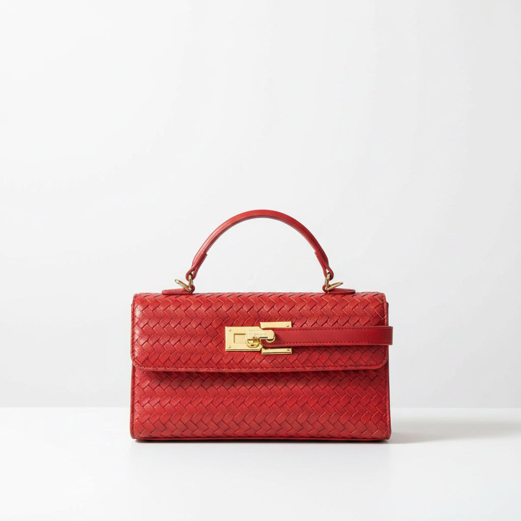 Mini Woven Shoulder Bag