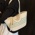 Coastal Stripe Rope Tote