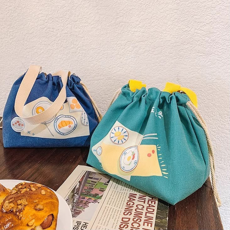 Bento Blue Thermal Tote