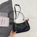 Cherry Chain Crescent Bag
