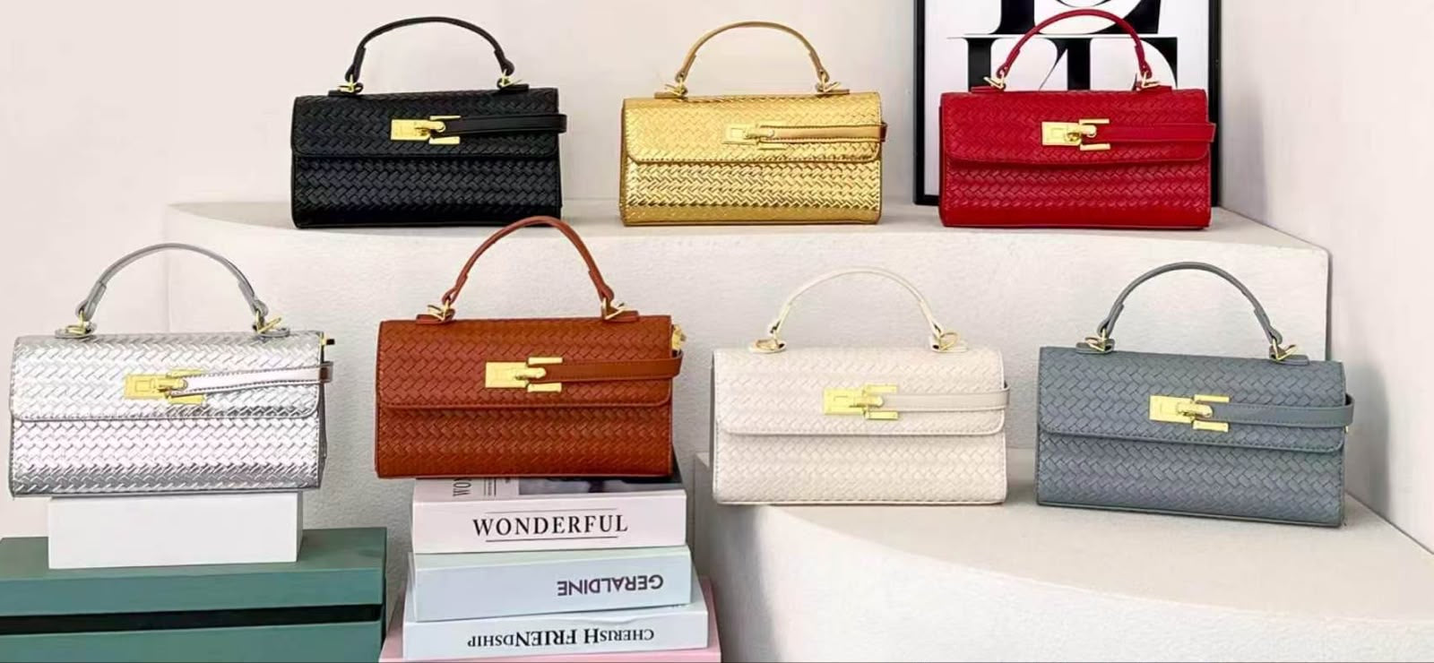 Mini Woven Shoulder Bag