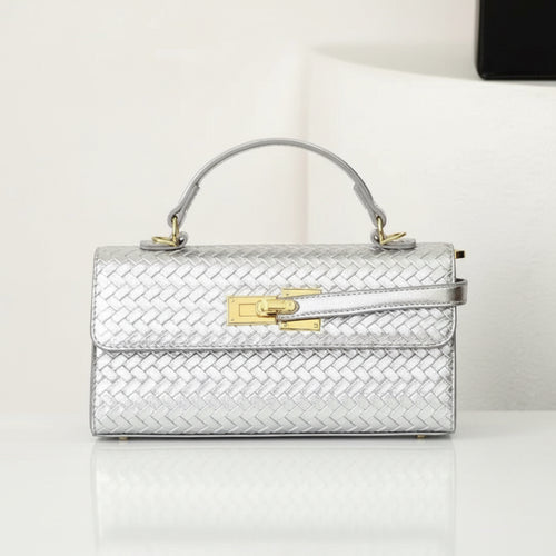 Mini Woven Shoulder Bag