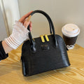Mini Alma Textured Top-Handle Bag
