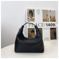Pebbled Lock Hobo Bag